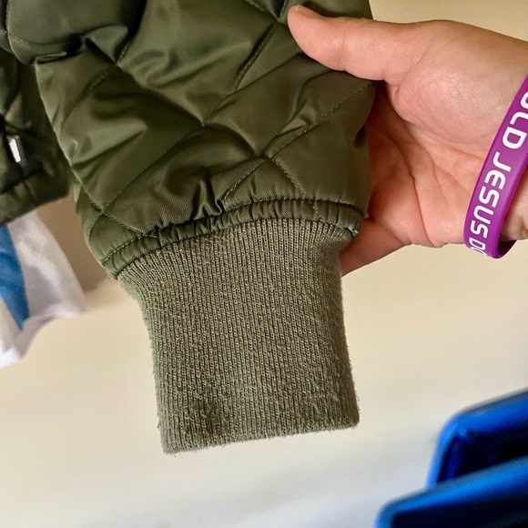 Vans Olive Quilted Jacket - Picture 6 of 8